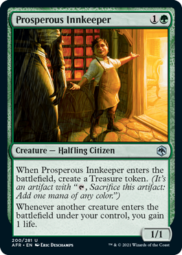 Prosperous Innkeeper [Dungeons & Dragons: Adventures in the Forgotten Realms] Magic: The Gathering
