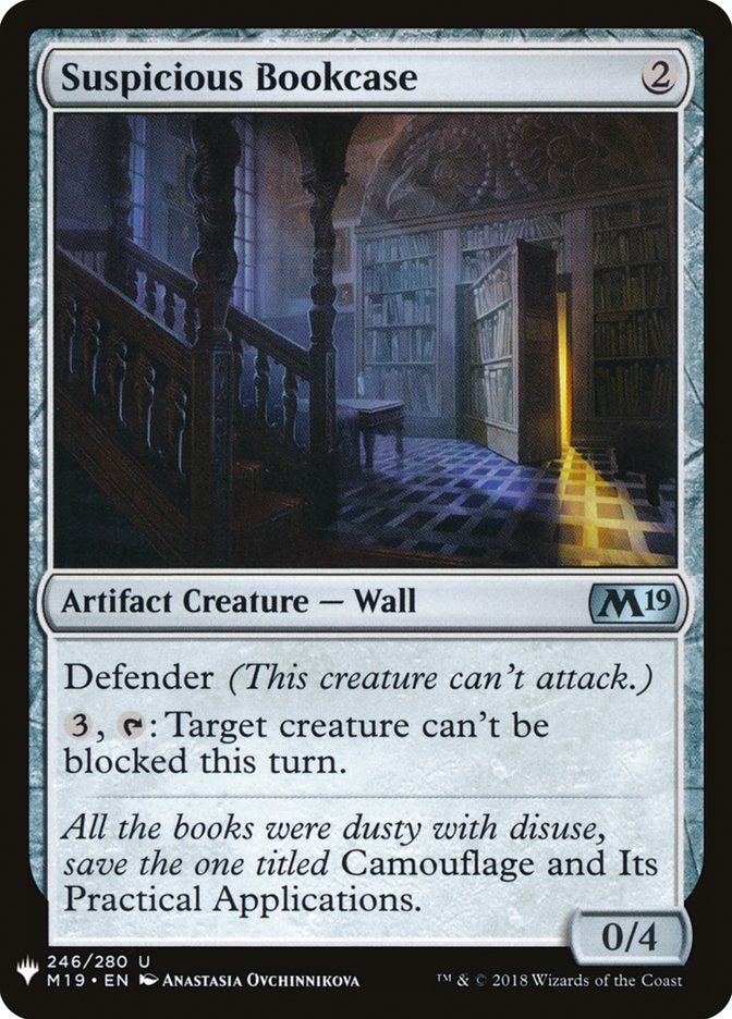 Suspicious Bookcase [Mystery Booster] Magic: The Gathering