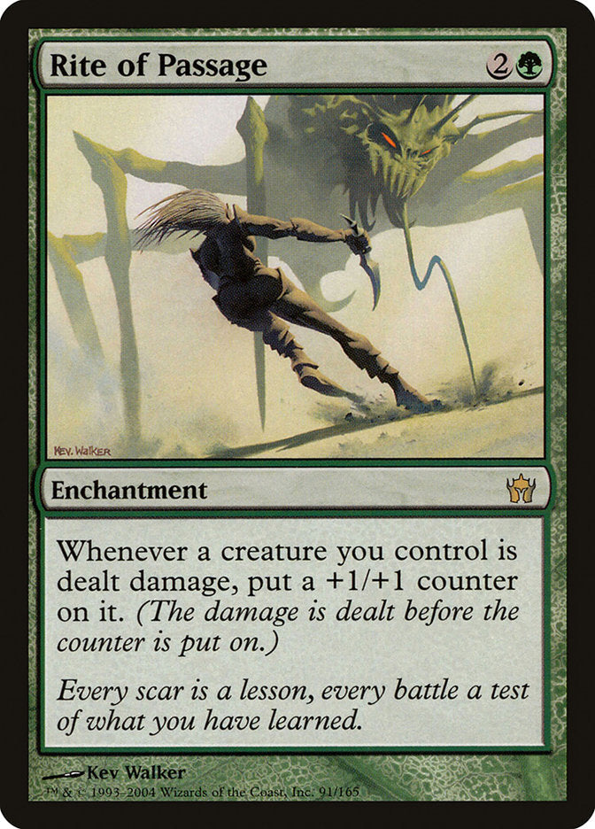 Rite of Passage [Fifth Dawn] Magic: The Gathering