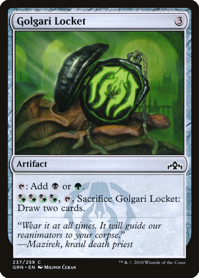 Golgari Locket [Guilds of Ravnica] Magic: The Gathering