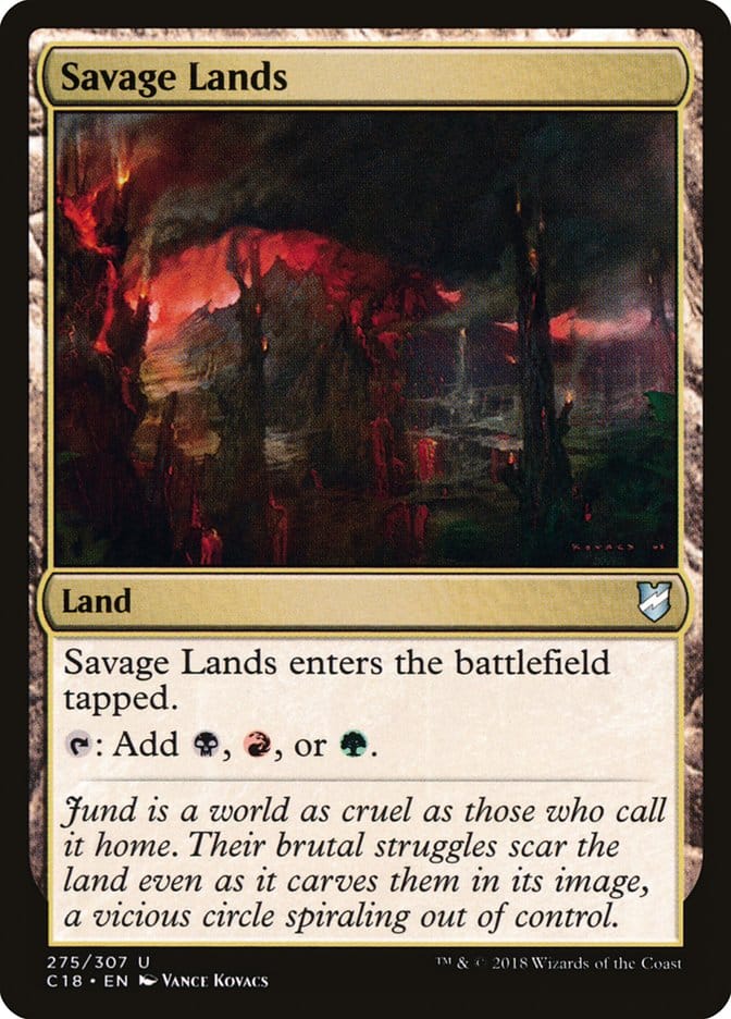 Savage Lands [Commander 2018] Magic: The Gathering