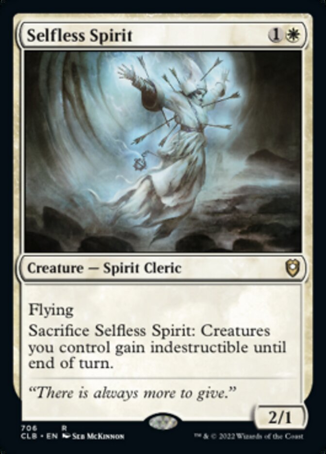 Selfless Spirit [Commander Legends: Battle for Baldur's Gate] Magic: The Gathering