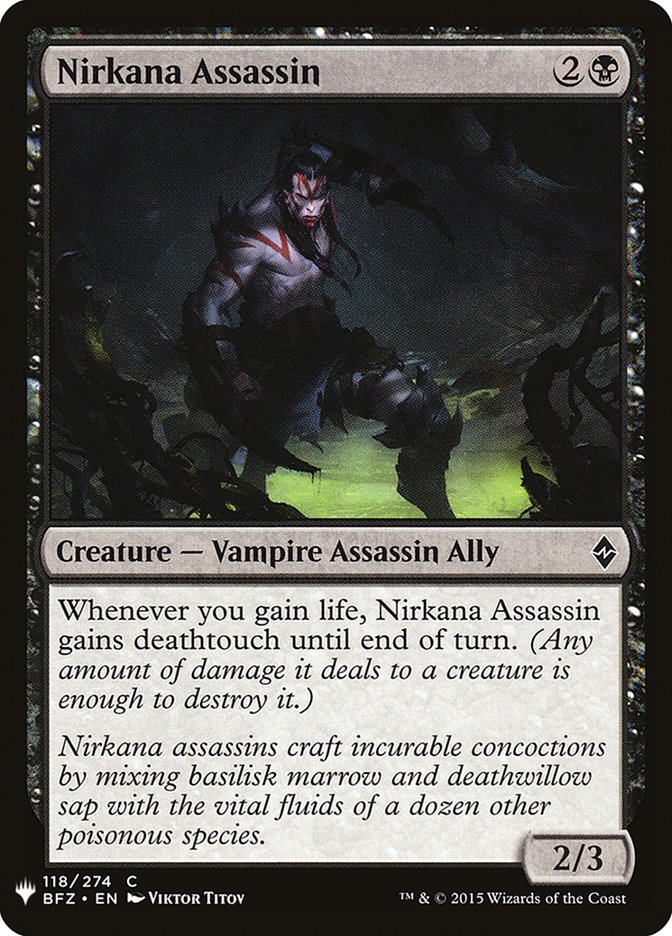 Nirkana Assassin [Mystery Booster] Magic: The Gathering