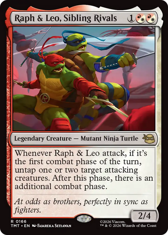 Raph & Leo, Sibling Rivals [Teenage Mutant Ninja Turtles] Magic: The Gathering