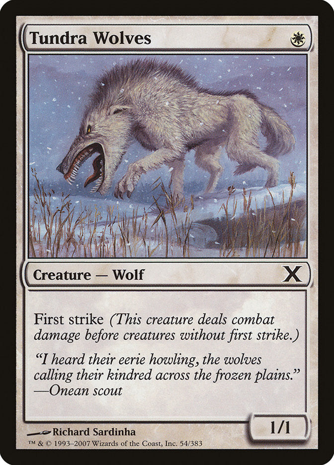 Tundra Wolves [Tenth Edition] Magic: The Gathering