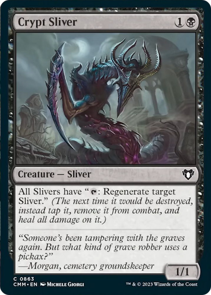 Crypt Sliver [Commander Masters] Magic: The Gathering