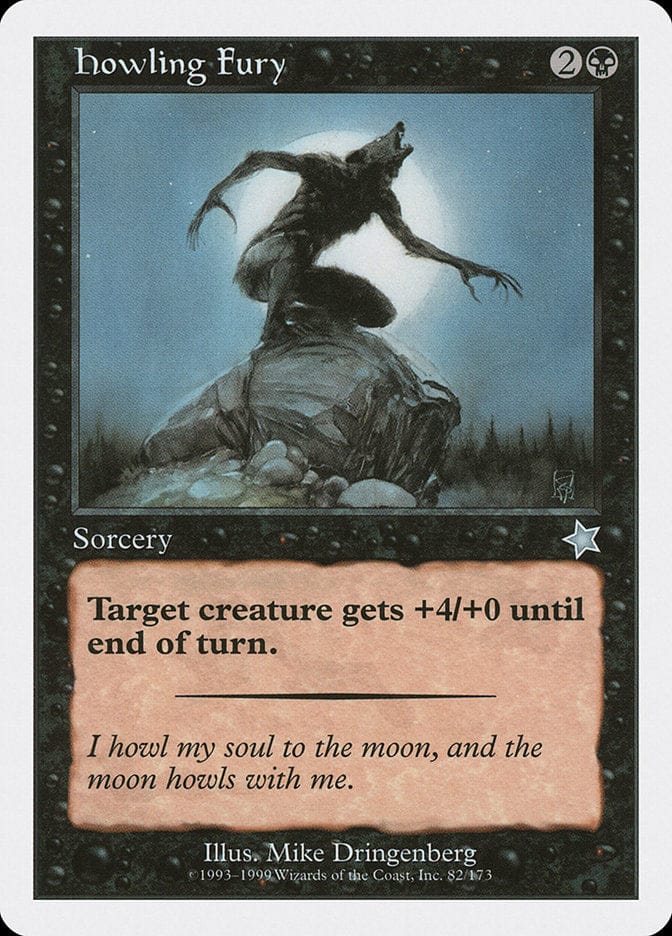 Howling Fury [Starter 1999] Magic: The Gathering