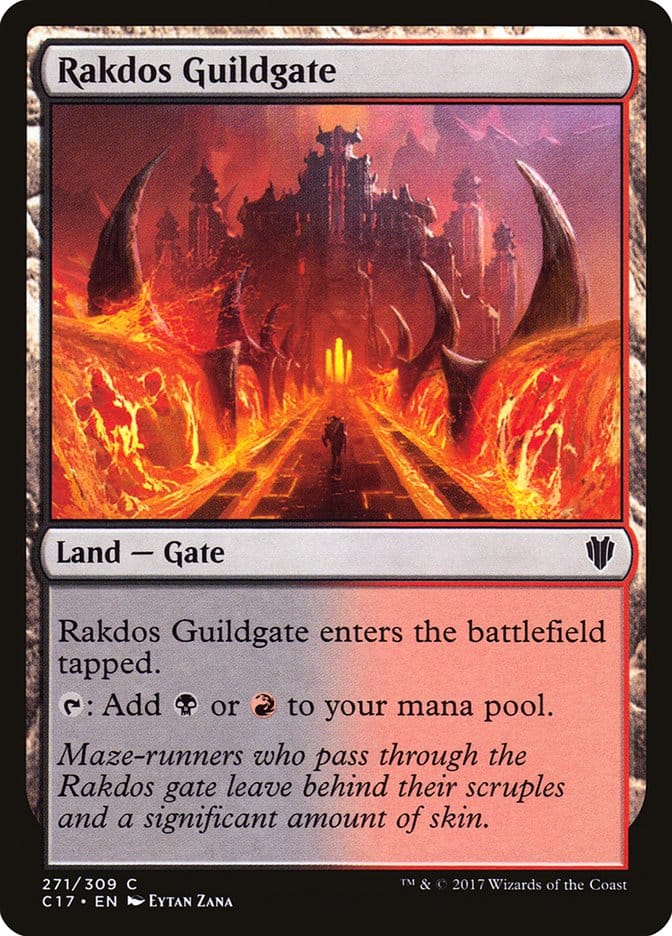 Rakdos Guildgate [Commander 2017] Magic: The Gathering