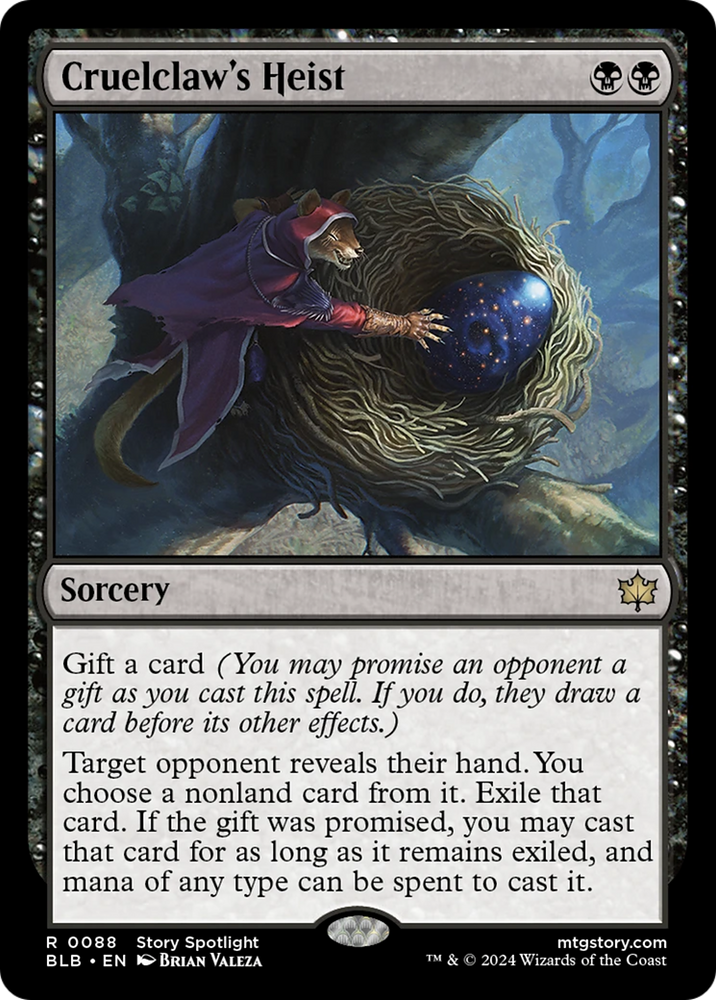Cruelclaw's Heist [Bloomburrow] Magic: The Gathering