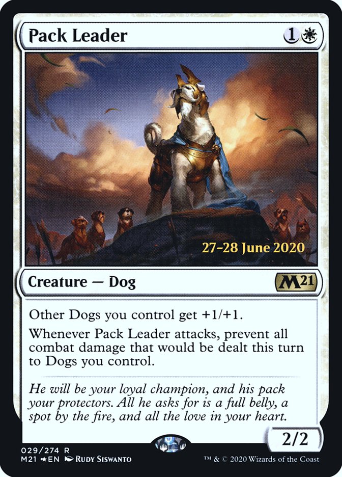 Pack Leader [Core Set 2021 Prerelease Promos] Magic: The Gathering