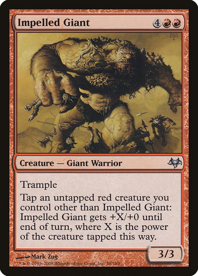 Impelled Giant [Eventide] Magic: The Gathering
