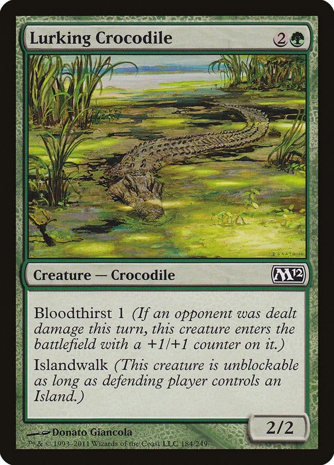 Lurking Crocodile [Magic 2012] Magic: The Gathering