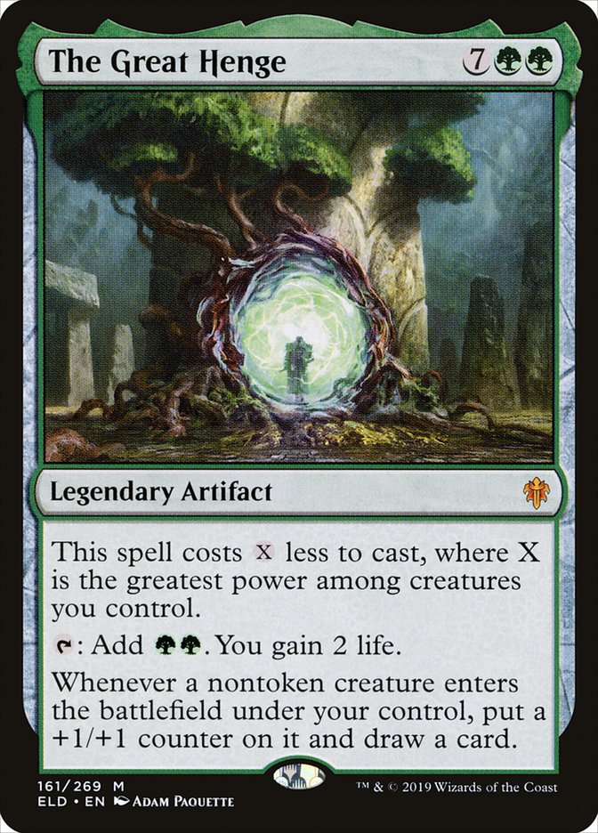 The Great Henge [Throne of Eldraine] Magic: The Gathering