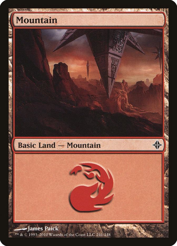 Mountain (241) [Rise of the Eldrazi] Magic: The Gathering