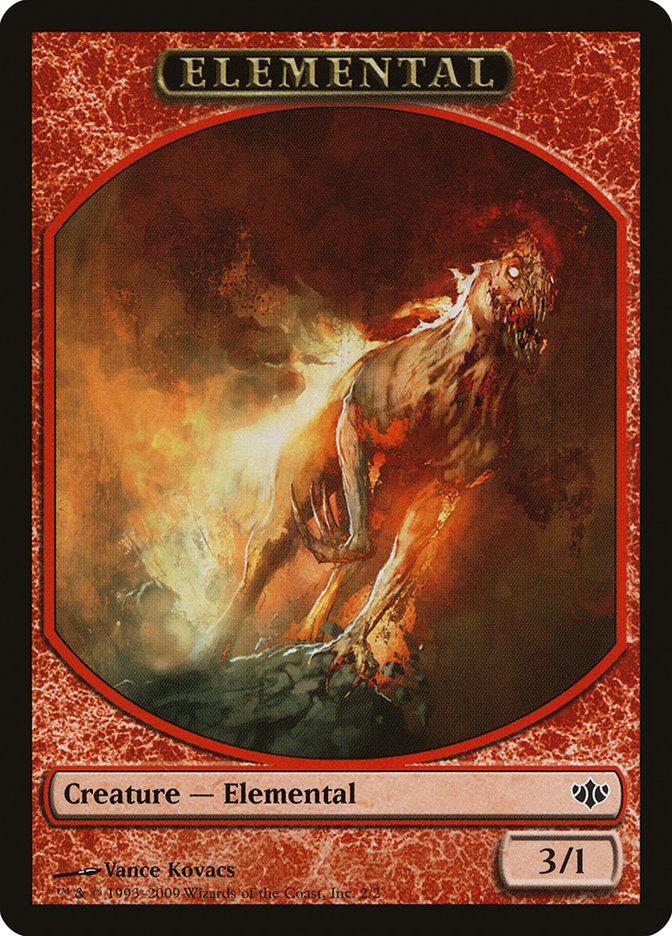 Elemental Token [Conflux Tokens] Magic: The Gathering