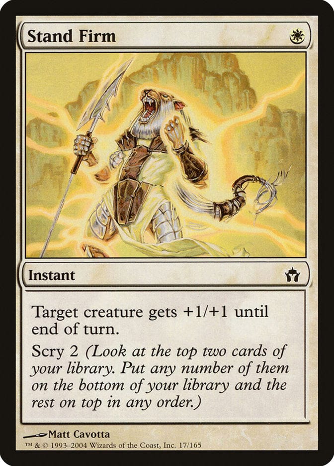 Stand Firm [Fifth Dawn] Magic: The Gathering