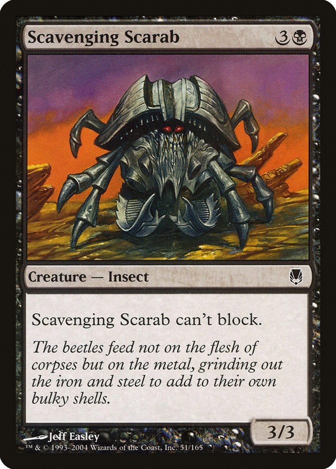 Scavenging Scarab [Darksteel] Magic: The Gathering