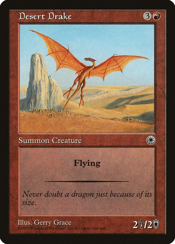 Desert Drake [Portal] Magic: The Gathering