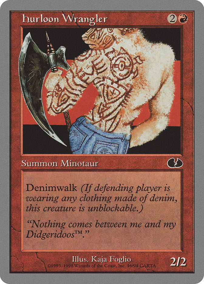 Hurloon Wrangler [Unglued] Magic: The Gathering
