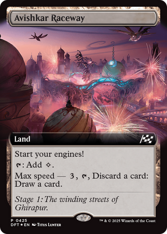 Avishkar Raceway (Extended Art) [Aetherdrift] Magic: The Gathering