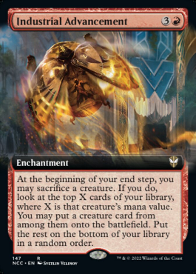 Industrial Advancement (Extended Art) [Streets of New Capenna Commander] Magic: The Gathering