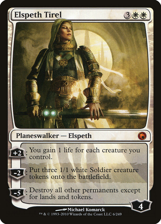 Elspeth Tirel [Scars of Mirrodin] Magic: The Gathering
