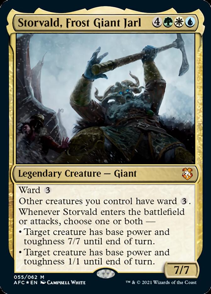 Storvald, Frost Giant Jarl [Dungeons & Dragons: Adventures in the Forgotten Realms Commander] Magic: The Gathering
