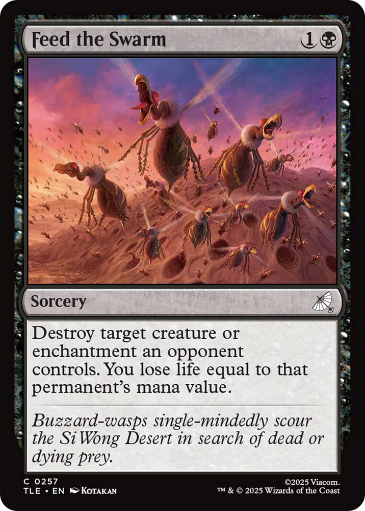 Feed the Swarm [Avatar: The Last Airbender: Eternal-Legal] Magic: The Gathering