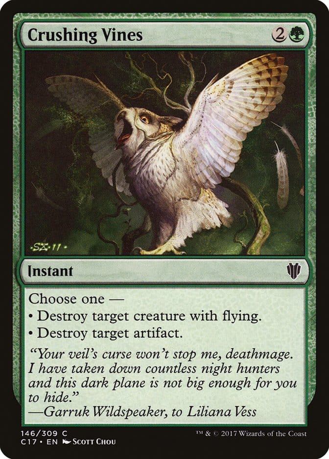 Crushing Vines [Commander 2017] Magic: The Gathering
