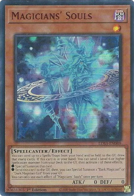 Magicians' Souls (Red) [LDS3-EN088] Ultra Rare - Yugioh Cards For Your TCG Needs!