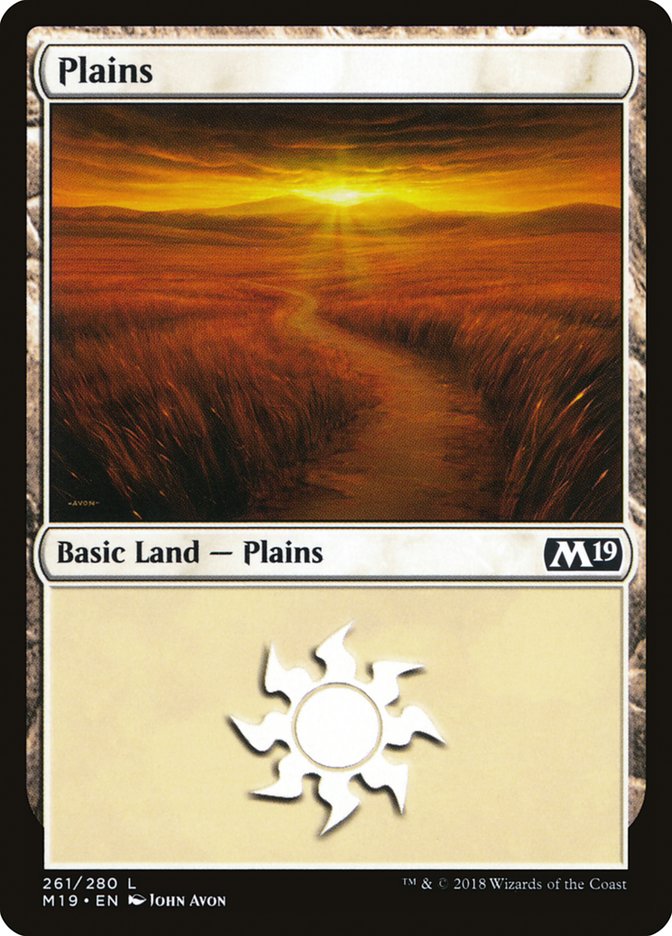 Plains (261) [Core Set 2019] Magic: The Gathering