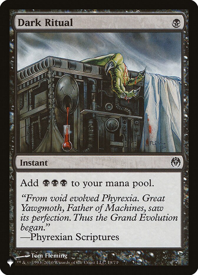 Dark Ritual [The List] Magic: The Gathering