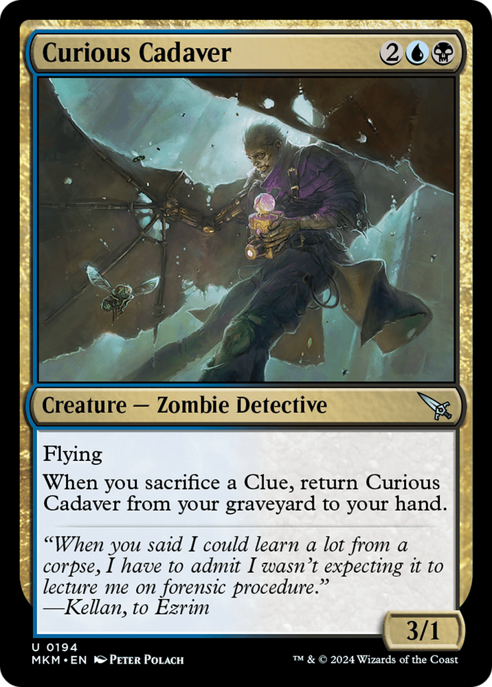 Curious Cadaver [Murders at Karlov Manor] Magic: The Gathering