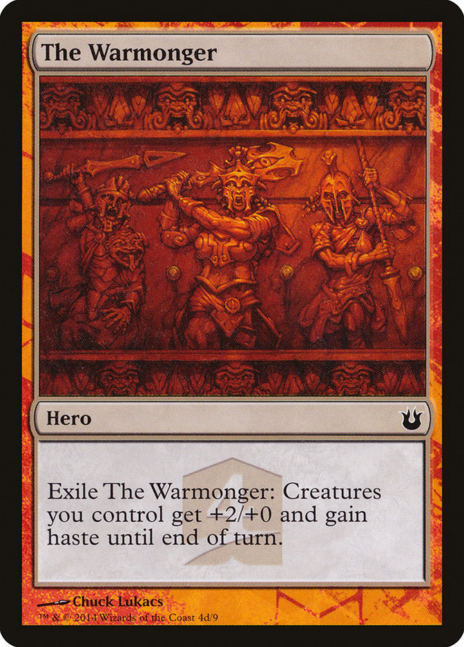 The Warmonger [Born of the Gods Hero's Path] Magic: The Gathering