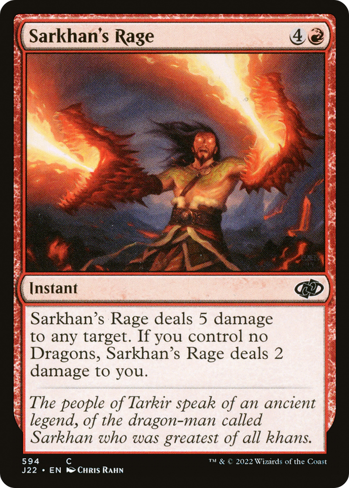Sarkhan's Rage [Jumpstart 2022] Magic: The Gathering