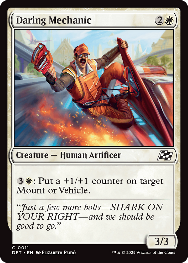Daring Mechanic [Aetherdrift] Magic: The Gathering
