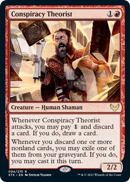 Conspiracy Theorist [Strixhaven: School of Mages] Magic: The Gathering