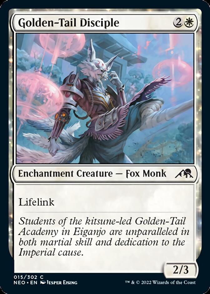 Golden-Tail Disciple [Kamigawa: Neon Dynasty] Magic: The Gathering