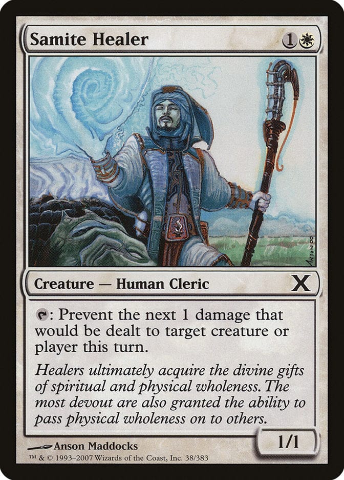 Samite Healer [Tenth Edition] Magic: The Gathering
