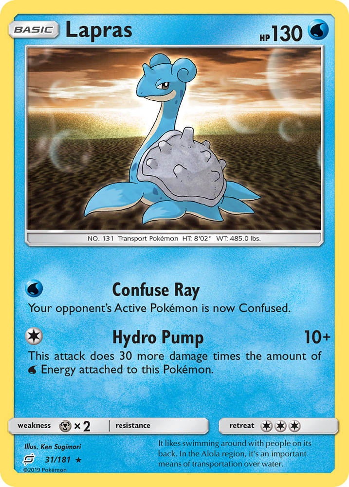 Lapras (31/181) [Sun & Moon: Team Up] Pokémon