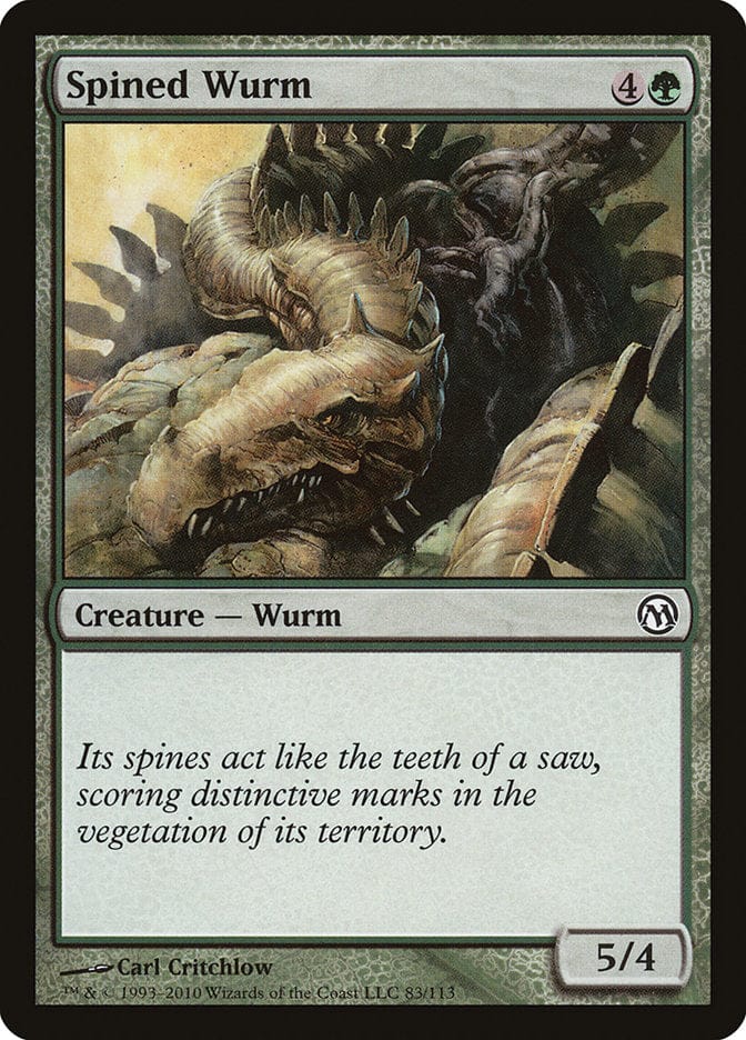 Spined Wurm [Duels of the Planeswalkers] Magic: The Gathering