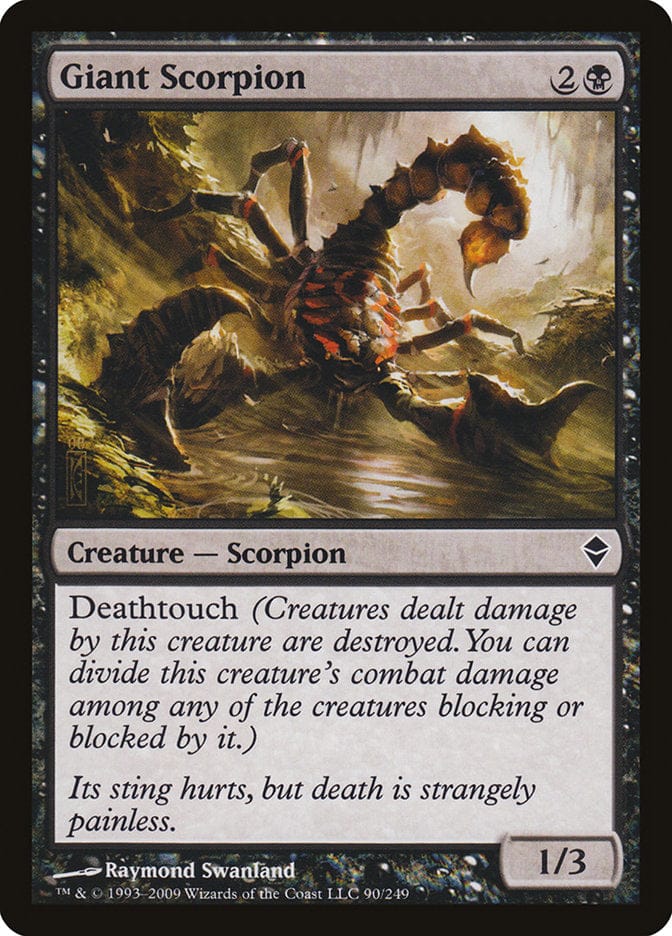 Giant Scorpion [Zendikar] Magic: The Gathering