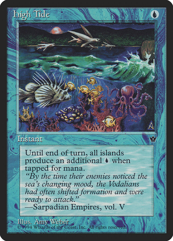 High Tide (Amy Weber) [Fallen Empires] Magic: The Gathering