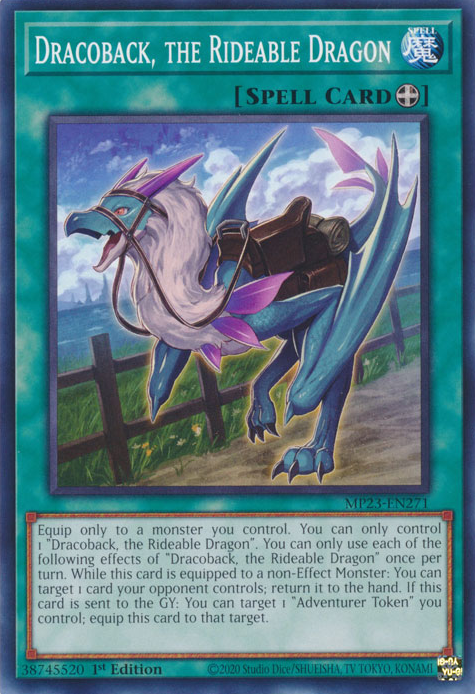 Dracoback, the Rideable Dragon [MP23-EN271] Common - Yugioh Cards For Your TCG Needs!