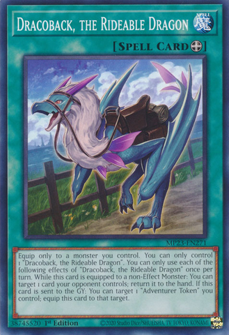 Dracoback, the Rideable Dragon [MP23-EN271] Common - Yugioh Cards For Your TCG Needs!