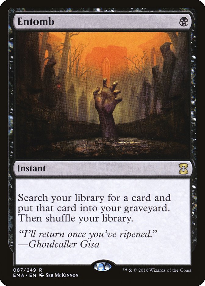 Entomb [Eternal Masters] Magic: The Gathering