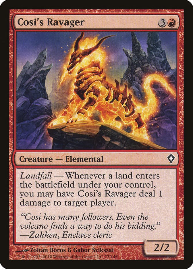 Cosi's Ravager [Worldwake] Magic: The Gathering