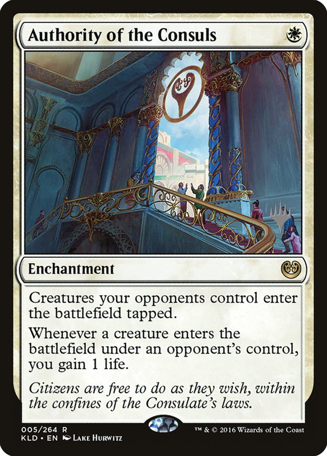 Authority of the Consuls (Promo Pack) [Kaladesh Promos] Magic: The Gathering