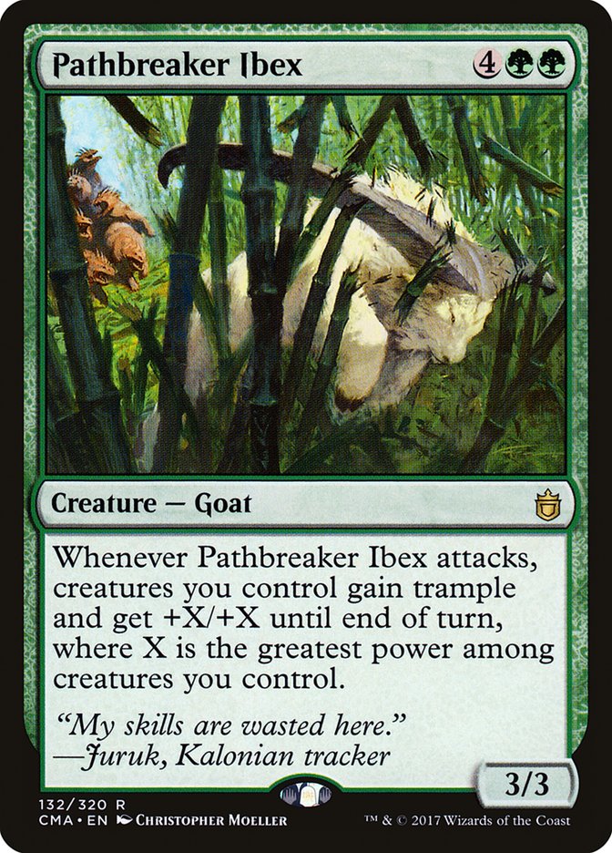 Pathbreaker Ibex [Commander Anthology] Magic: The Gathering
