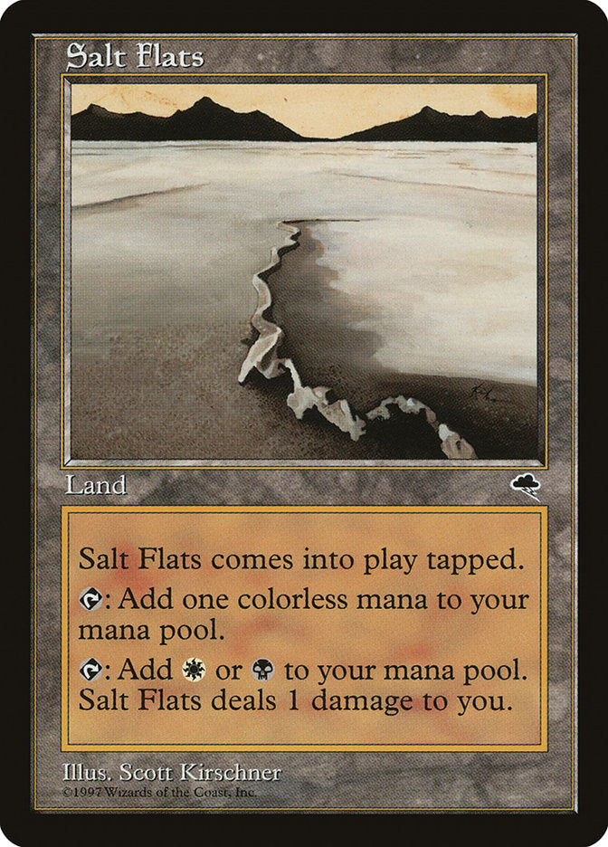 Salt Flats [Tempest] Magic: The Gathering